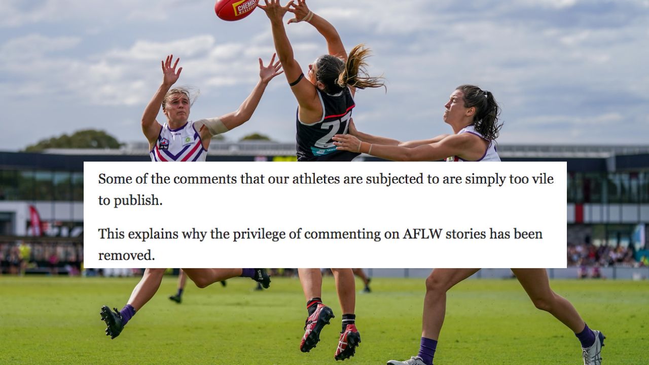 The Herald Sun Nukes Its Entire AFLW Comment Section After Endless “Disgraceful Commentary”