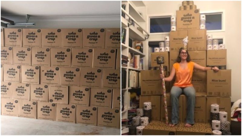 All Hail The Toilet Paper Queen, Who Accidentally Ordered 2000 Rolls Back In February