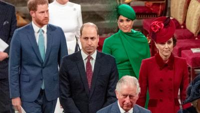 Disturbingly Awkward Footage Of Harry And Meghan Reuniting With William & Kate Is Going Viral
