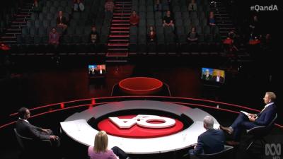 Everyone In The ‘Q+A’ Audience (All 16 Of Them) Sat 1.5-Metres Apart Last Night