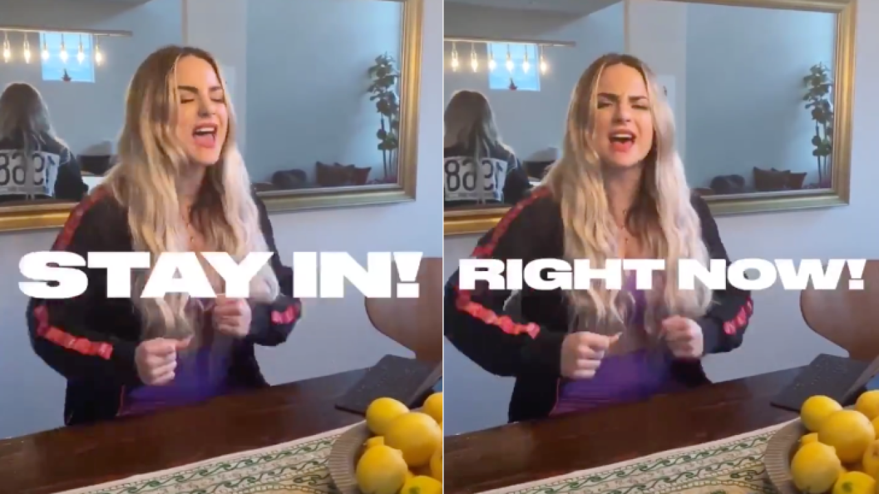 JoJo Gave Her Iconic Tune ‘Leave’ The Isolation Treatment To Tell Fans To Stay The Fk Home