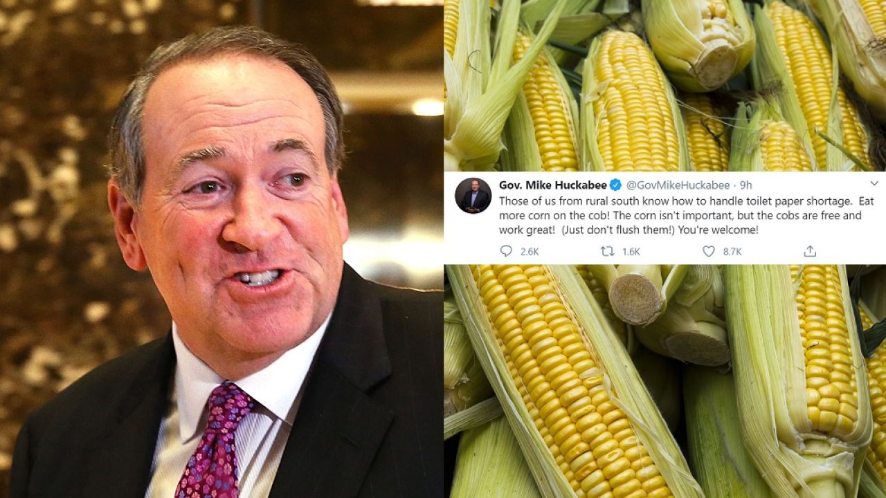 Former Arkansas Governor Mike Huckabee Says Corn Cobs Work As Toilet Paper And UMMMMMMM