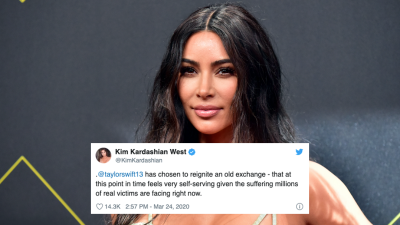 Kim Kardashian Has Gone In On Taylor Swift About The Kanye Call & What A Bloody Mess