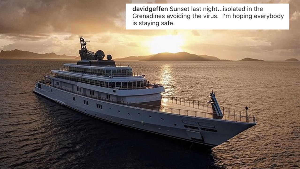Spare A Thought For This Billionaire Self-Isolating On His Megayacht In The Caribbean