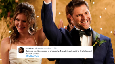 ‘The Bold Type’ Wedding Ep Is Here And The Internet Isn’t Having A Bar Of Sutton’s Dress