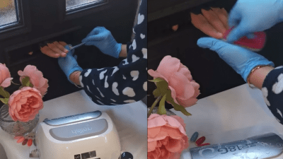 Nail Technician Sets Internet Alight After Giving A Manicure Through Her Letterbox