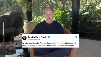 Ellen DeGeneres Cops Bulk Heat After Joking That Her Time In Iso Is Like “Being In Jail”