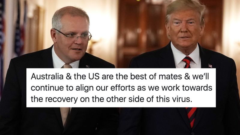 Oh Sick, Morrison Just Had A Chat With Trump About Handling The Coronavirus Crisis