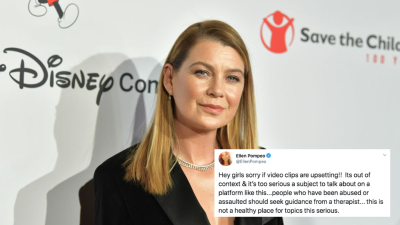 Ellen Pompeo Apologises For Resurfaced Video Where She Appears To Blame Weinstein’s Victims