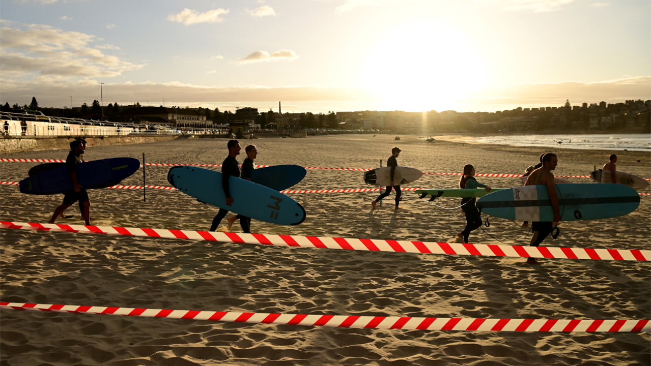 Bondi Beach Has Officially Reopened For Swimmers Today, But You Won’t Be Able To Drive There