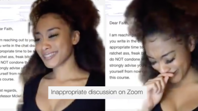 Spare A Thought For This Student Whose Private Zoom Convos In Class Were Seen By Her Teacher