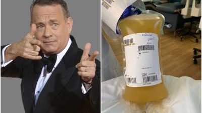 Tom Hanks Embraces Thirst Traps Of A Different Kind By Showing Off A Bag Of His Plasma On IG