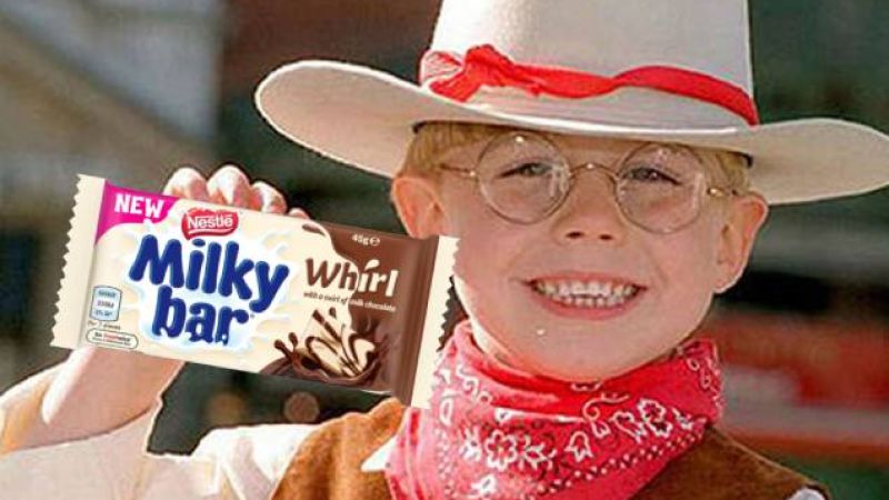 Milkybar Whirl Choccy Exists Now & Where’s That Cowboy Kid Who Owes Us A Treat