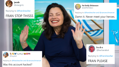 We Regret To Inform You That Fran Drescher Is The Latest Celeb Spreading 5G COVID Conspiracies