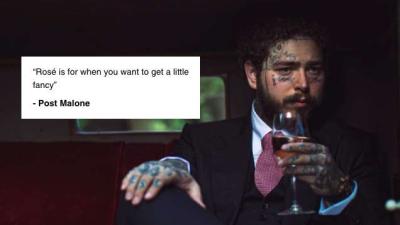 Post Malone Has Unleashed His Own Rosé Which We’re Sure Won’t Taste Like Piss & Regret