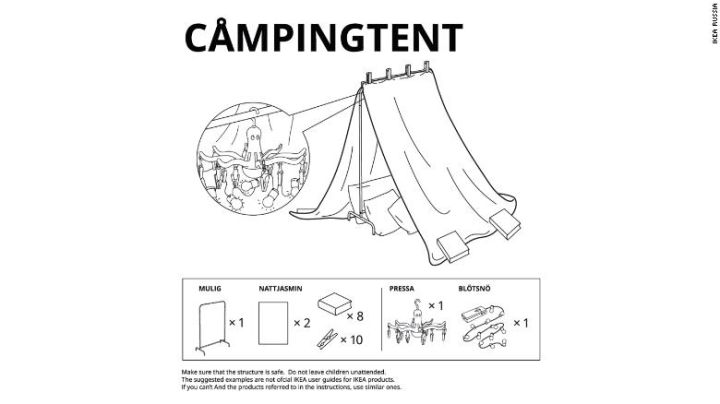 Get Ready To Camp In Yr Living Room ‘Coz IKEA Released Some Expert Pillow Fort Instructions