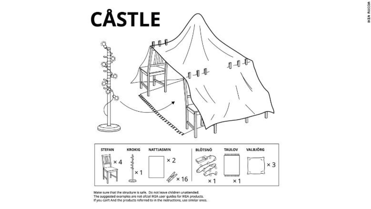 Get Ready To Camp In Yr Living Room ‘Coz IKEA Released Some Expert Pillow Fort Instructions