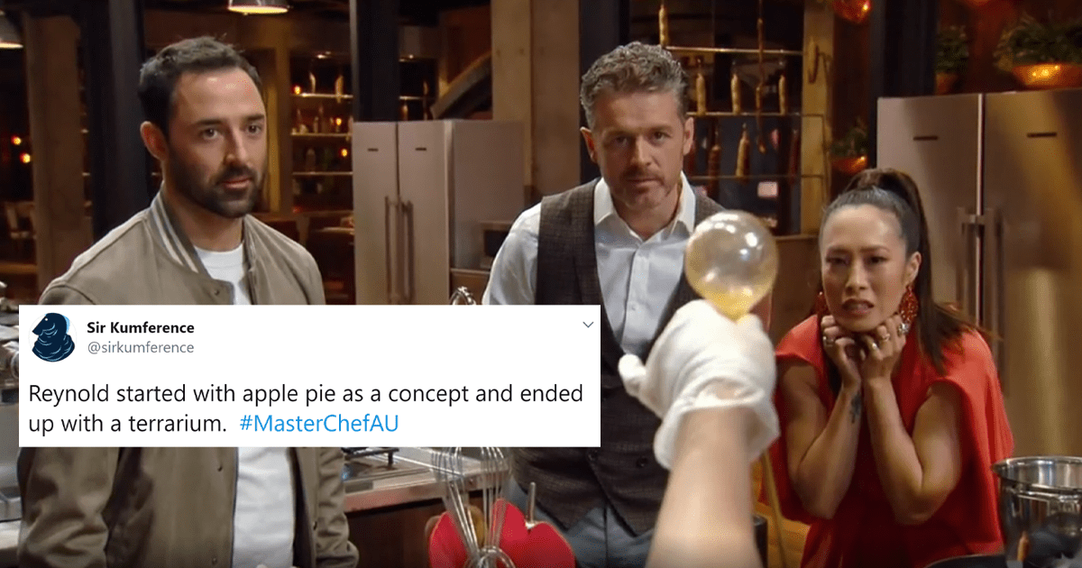 Reynold Tried To Make Apple Pie On 'MasterChef' & Ended Up W/ An Orb
