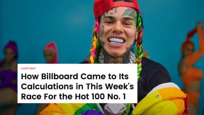 Billboard Also Claps Back At 6ix9ine, Calls Bullshit On Claims That Ariana & Justin Bought #1