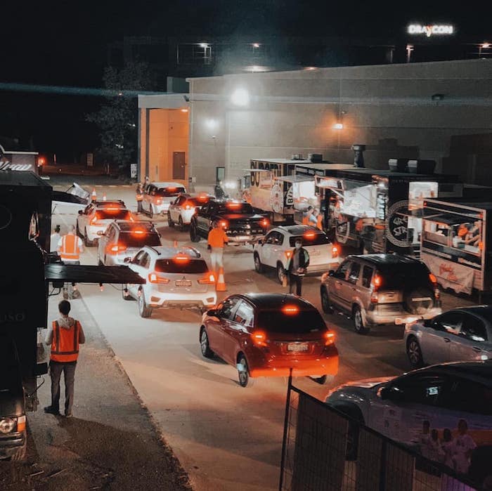 Sydney Just Scored A Literal Car Park Full Of Drive Thru Food Trucks, So 2020 Ain’t All Bad