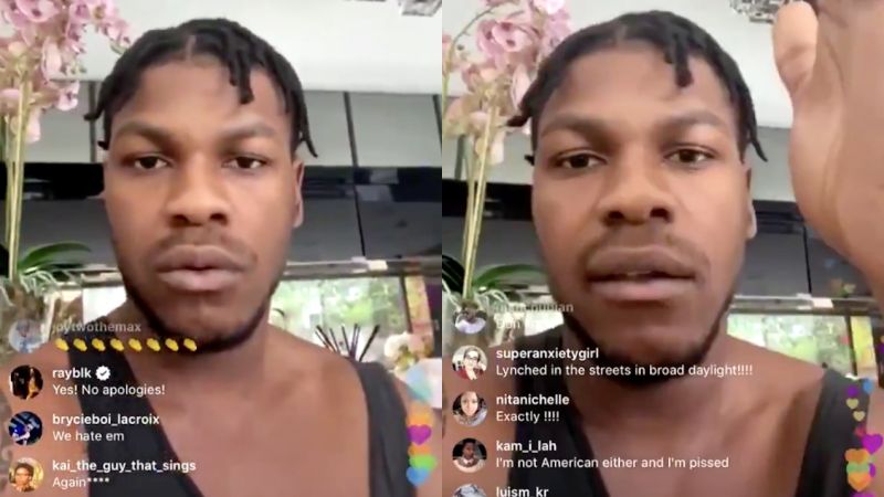 John Boyega Teed Off On Racists After The Shocking Death Of A US Man In Police Custody