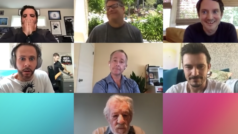 ‘Lord Of The Rings’ Cast, Feat. Orlando Bloom & Ian McKellen, Reunite For Charity Zoom Call