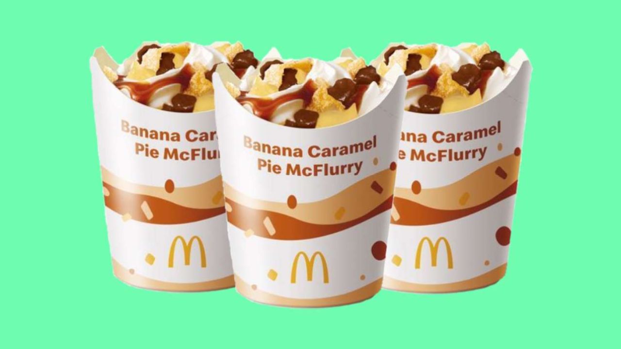 Macca’s Is Dropping An Ungodly Banana Caramel Pie McFlurry Onto The Menu Tomorrow