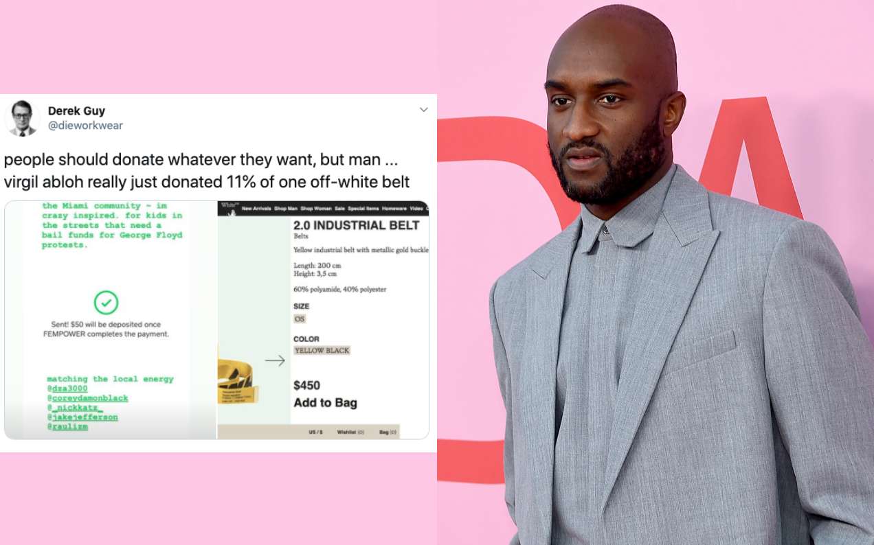 Everyone Is Mad at Virgil Abloh Over the George Floyd Protests
