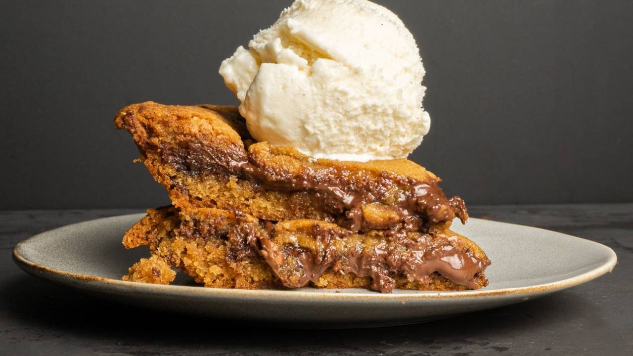 Messina Is Doing A Gooey Choc-Hazelnut Twist On Its OG Cookie Pie And Lord, Have Mercy