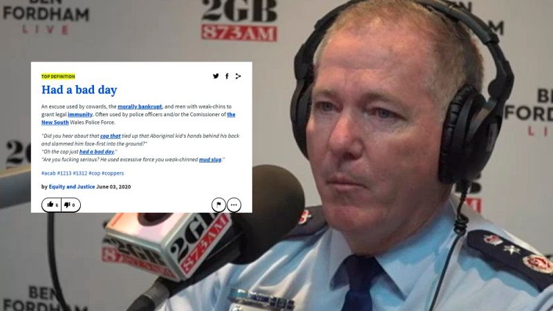 Urban Dictionary Defines “Had A Bad Day” In Honour Of NSW Cop Who Kicked Indigenous Teen
