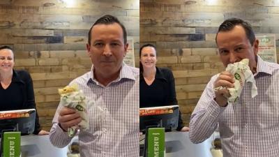 WA Premier Mark McGowan Finally Tucked Into A Bloody Kebab And You Love To See It