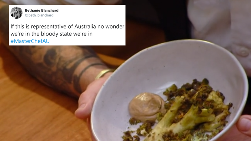 Simon Overcooked Broccoli On ‘MasterChef’ And It’s A Metaphor For Australia, Or Something