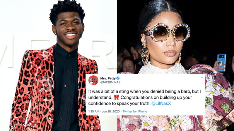 Lil Nas X Denied Being A Nicki Minaj Stan ‘Cause He Didn’t Want People To Think He Was Gay