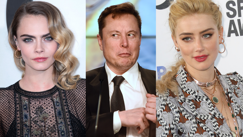 Elon Musk Denies Having Threesome W/ Amber Heard and Cara Delevingne & My Guy, We Believe You