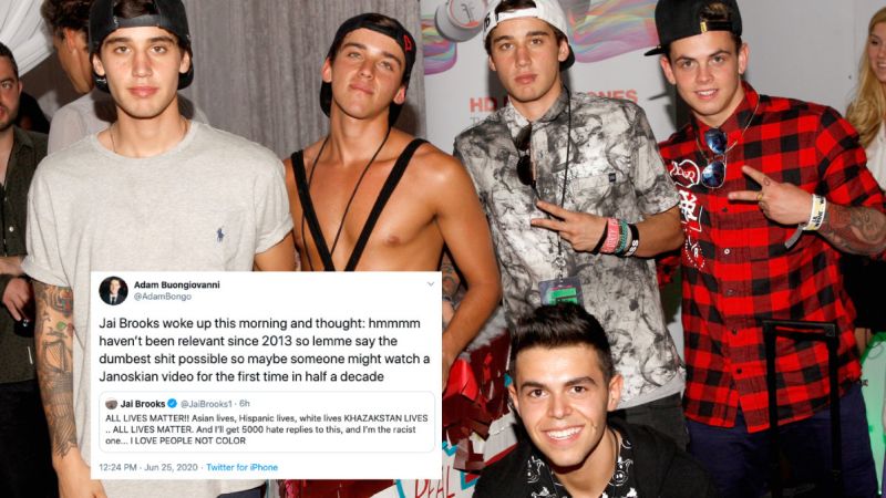 Janoskians’ Jai Brooks Got Roasted On Twitter & It’s The Most Attention He’s Had In Years