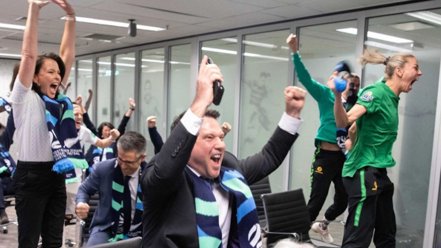 Cop The Exact Moment Australia’s Football Heroes Learned We’re Hosting The Women’s World Cup
