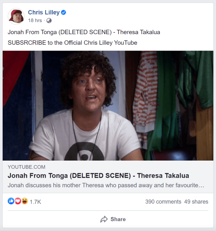 Chris Lilley Has Chosen Now, Of All Times, To Share A Deleted Scene From ‘Jonah From Tonga’
