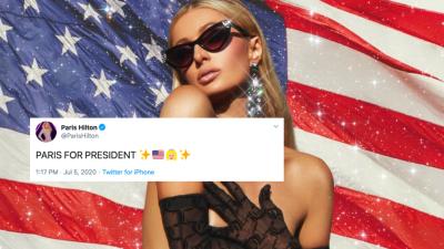 Move Over Yeezy, ’Coz President Paris Hilton Is What America Deserves
