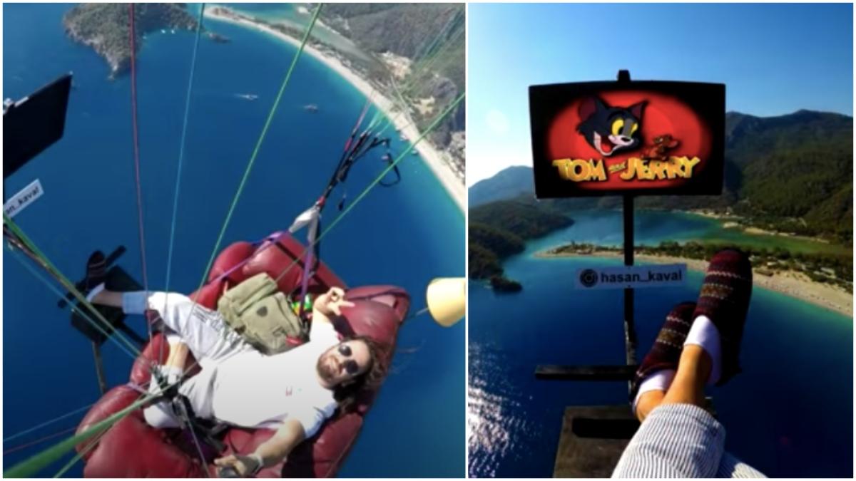 paragliding couch