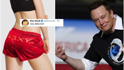 Elon Musk Is Selling Tesla-Branded Short Shorts That May Or May Not Electrify Your Ass