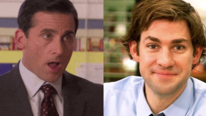 Turns Out John Krasinski Wore A Wig For A Good Chunk Of ‘The Office’ & None Of Us Fkn Noticed