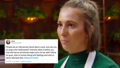 ‘MasterChef’ Fans Are *Finally* Cutting Laura Some Slack For Her Pasta & You Love To See It