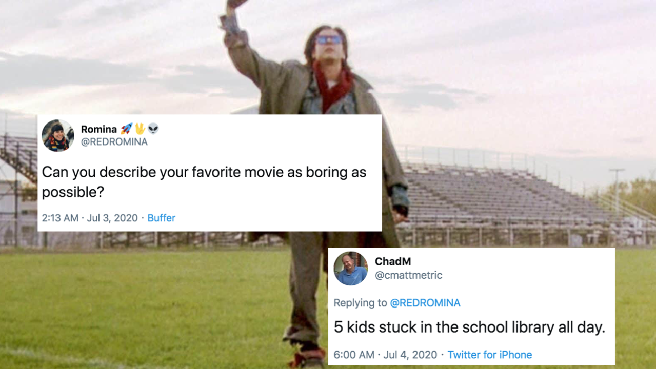 Peep This Glorious Twitter Thread Retelling Famous Movie Plots In The Most Boring Way Possible