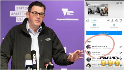 THIS JUST IN: Dan Andrews Apparently Votes “Yes” To Getting On The Nose Beers In Lockdown