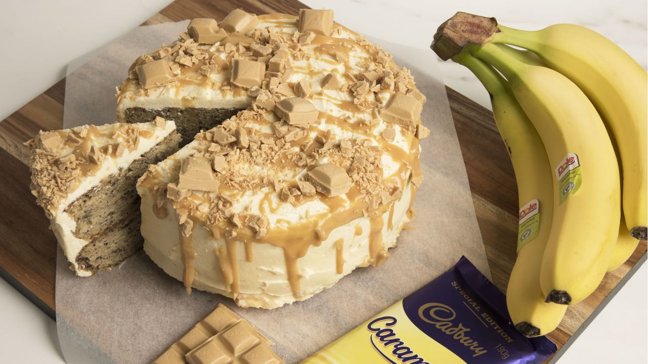 This Delicious Recipe For Caramilk Banana Cake Exists, So There’s Yr Iso Baking Sorted