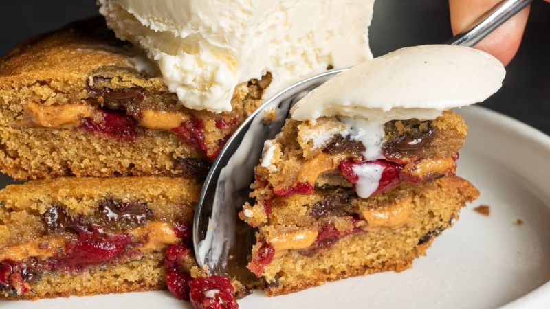 Prepare Thine Snack Pants, Messina’s Latest Cookie Pie Is A Peanut Butter & Jelly Indulgence