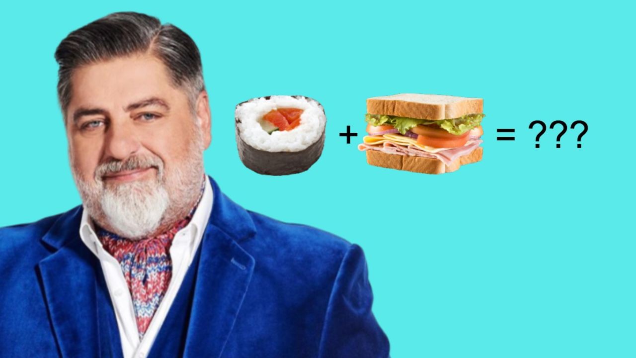 Matt Preston’s Latest Lockdown Creation Is The ‘Sushi Sandwich’, Nine Tiny Bites Of Utter Chaos