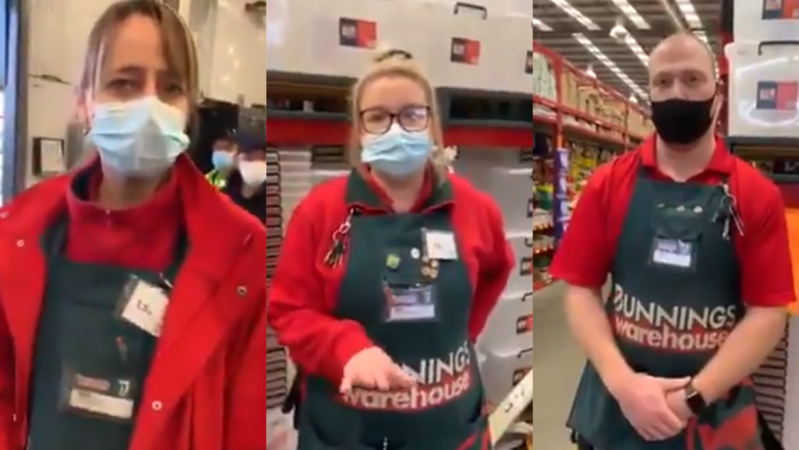 ‘Karen’ From Bunnings Is The Latest Face Mask Meltdown & Someone Plz Explain The Law To Her