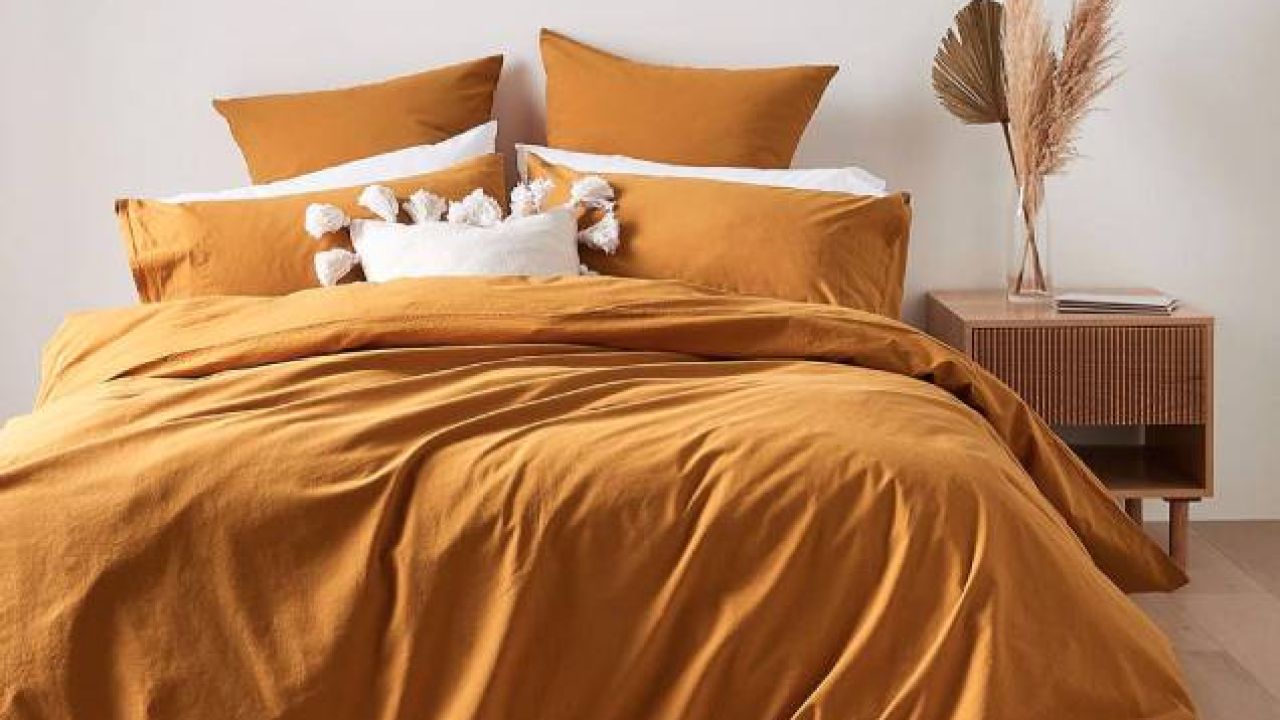 Target Just Rolled Out Affordable Stonewash Cotton Bedding & It Looks Luxe As Fuck