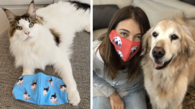This Site Lets You Design Masks With Your Pet’s Face On Them & Proceeds Go To Charity
